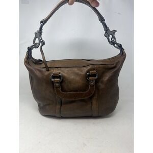 Beautiful Francesco Biasia Handbag‎ Purse Brown Leather
